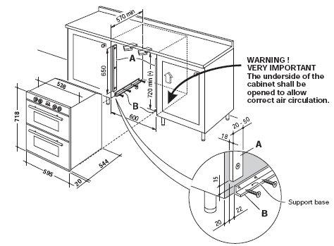 Guide for Built Under Double Oven Installation