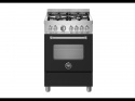 MAS64L1ENEC Bertazzoni Master 60cm Range Single Oven Dual Fuel MBlk
