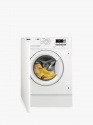 Z712W43BI Zanussi 7kg Integrated Washing Machine